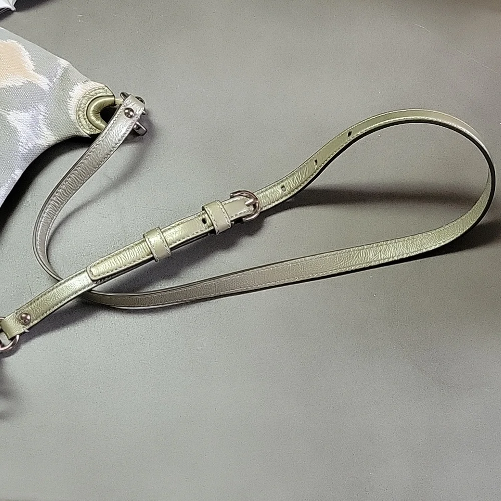 Coach Kristin Op Art Signature Hobo Crossbody Purse